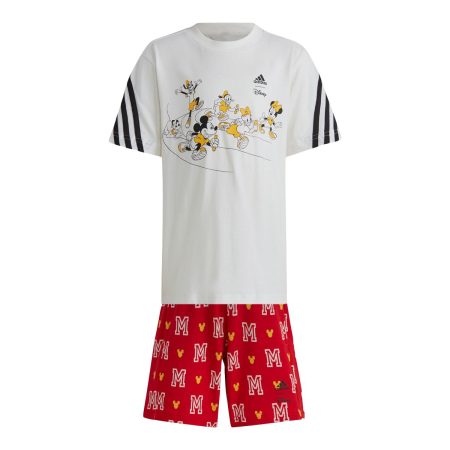 adidas Toddler Boys' 2-7 Disney Mickey T Shirt And Shorts Set