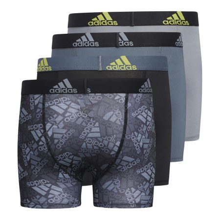 adidas Sport Performance Boys' Boxer Brief, Workout Underwear, Quick-Dry