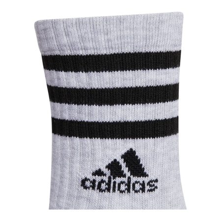 adidas Boys' Cushioned Crew Graphic Socks - 6 Pack