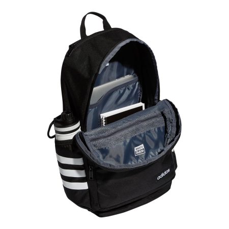 adidas Unisex Classic 3-Stripe Laptop Sleeve School Backpack