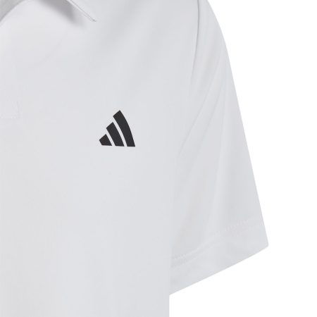 adidas Boys' Club 3-Stripe Polo T Shirt