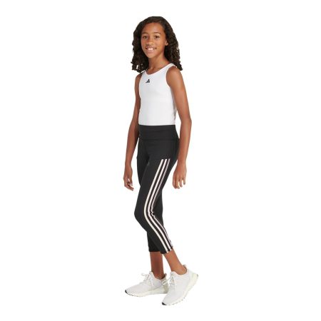 adidas Girls' 3-Stripe Cell Pocket Leggings