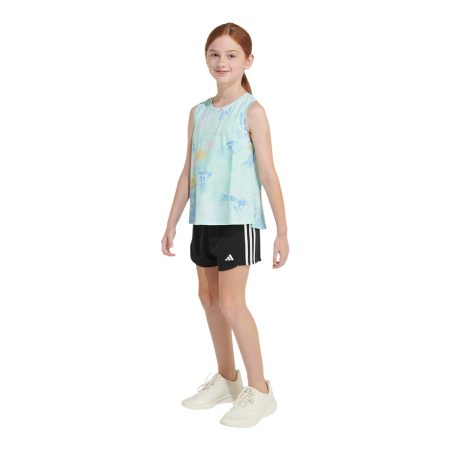 adidas Girls' All Over Print Waist Tank