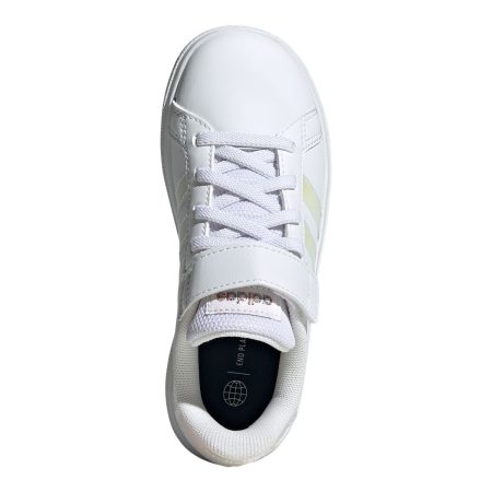 adidas Girls' Pre-School Grand Court 2.0 EL Shoes