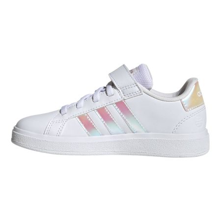 adidas Girls' Pre-School Grand Court 2.0 EL Shoes