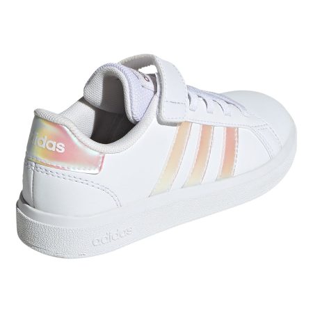 adidas Girls' Pre-School Grand Court 2.0 EL Shoes