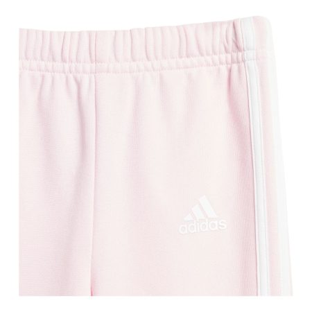 adidas Infant Girls' French Terry Crew Jogger Set