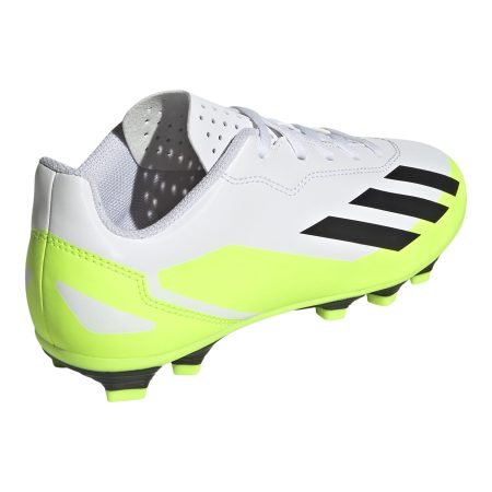 adidas Kids' X Crazyfast.4 Firm Ground Outdoor Soccer Cleats