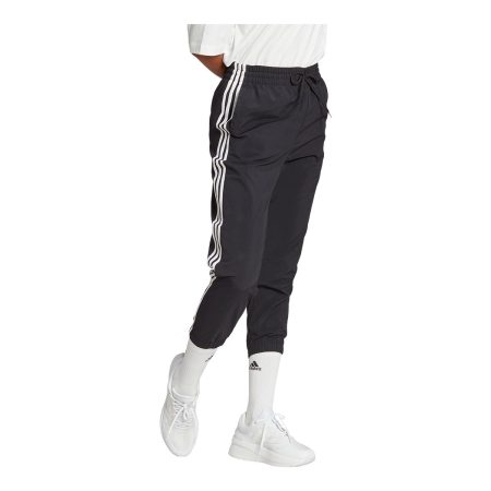 adidas Women's Sportswear Essentials 3-Stripe Woven 7/8 Pants