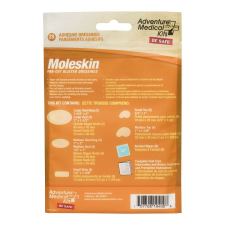 Adventure Medical Kits Moleskin Pre-Cut and Shaped Moleskin Blister Dressing