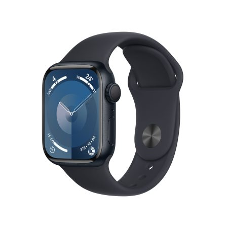 Apple Watch Series 9 (GPS) 41mm Midnight with Midnight Sport Band M/L