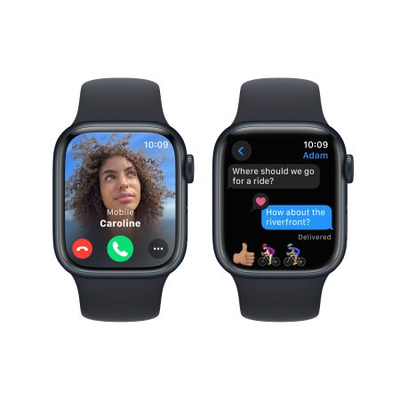 Apple Watch Series 9 (GPS) 41mm Midnight with Midnight Sport Band M/L