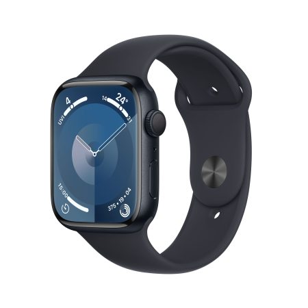 Apple Watch Series 9 (GPS) 45mm Midnight with Midnight Sport Band S/M