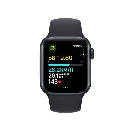 Apple Watch SE (GPS) 40mm Midnight with Midnight Sport Band M/L