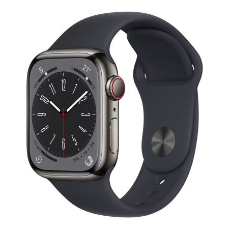 Apple Watch Series 8 (GPS+LTE) 41mm Graphite with Midnight Sport Band