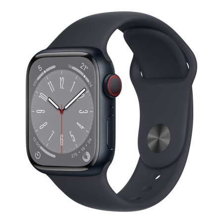 Apple Watch Series 8 (GPS+LTE) 41mm Midnight with Midnight Sport Band