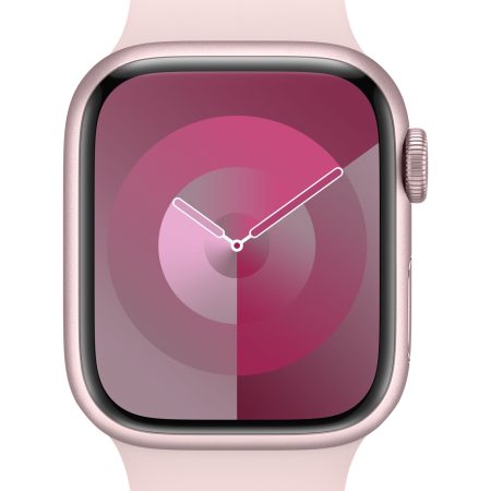 Apple Watch Series 9 (GPS) 41mm Pink Aluminium Case with Pink Sport Band