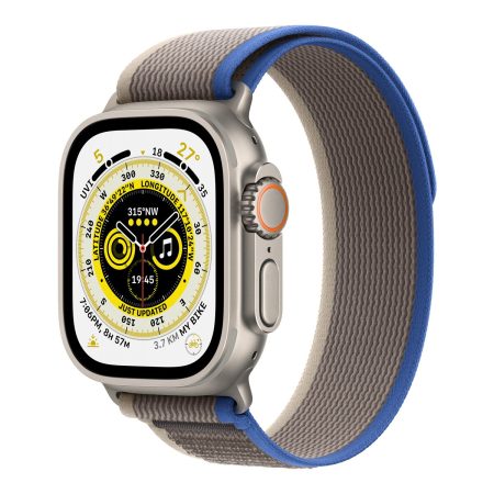 Apple Watch Ultra (GPS + LTE) with Blue/Grey Trail Loop M/L