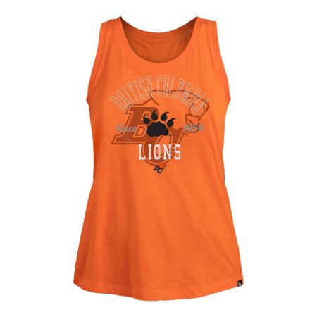 BC Lions New Era Women's Glitter Print Tank Top