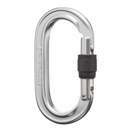 Black Diamond Oval Keylock Screwgate Carabiner