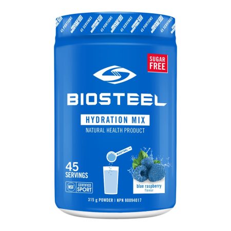 BioSteel Blue Raspberry High Performance Sports Hydration Mix Tub Powder 315g