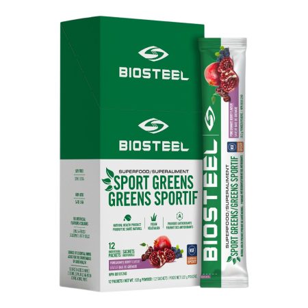 BioSteel Sport Green On The Go Stick Packs - Pomegranate