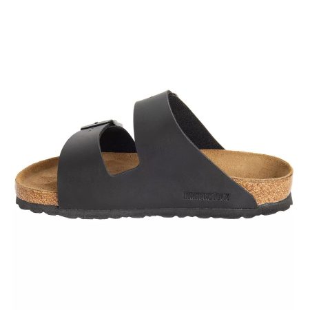 BIRKENSTOCK Men's Arizona Birko-Flor® Two Strap Leather Slides/Sandals