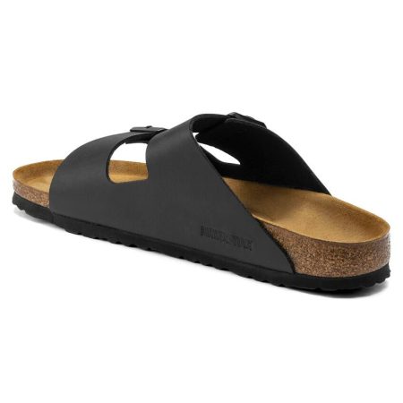 BIRKENSTOCK Men's Arizona Birko-Flor® Two Strap Leather Slides/Sandals