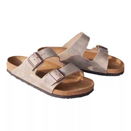 BIRKENSTOCK Men's Arizona Leather Two Strap Adjustable Sandals