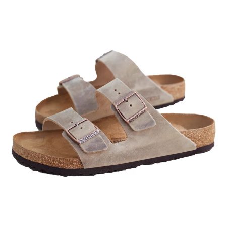 BIRKENSTOCK Men's Arizona Leather Two Strap Adjustable Sandals