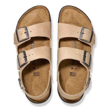 BIRKENSTOCK Women's Milano CT Oiled Leather Sandals