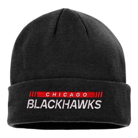 Chicago Blackhawks Fanatics Authentic Pro Rink Cuffed Knit Hat