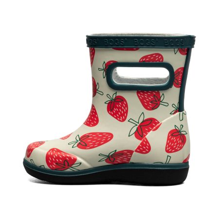 Bogs Toddler Girls' Skipper II Strawberries Moss Rain Boots