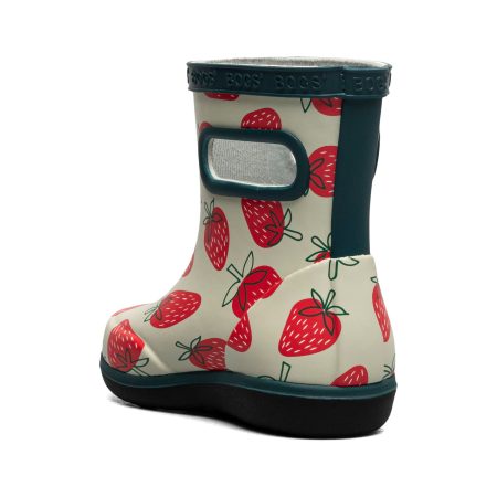 Bogs Toddler Girls' Skipper II Strawberries Moss Rain Boots