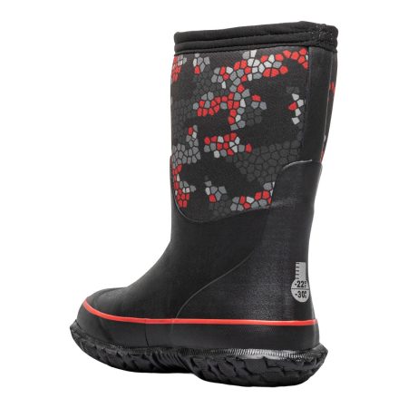 Bogs Kids' Stomper Axel Waterproof Insulated Non-Slip Winter Boots