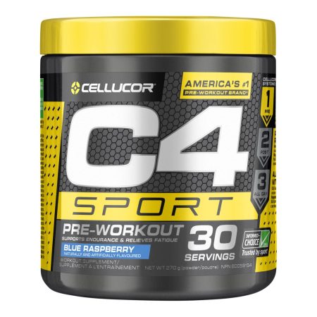 C4 Sport Pre Workout Blue Raspberry Powder