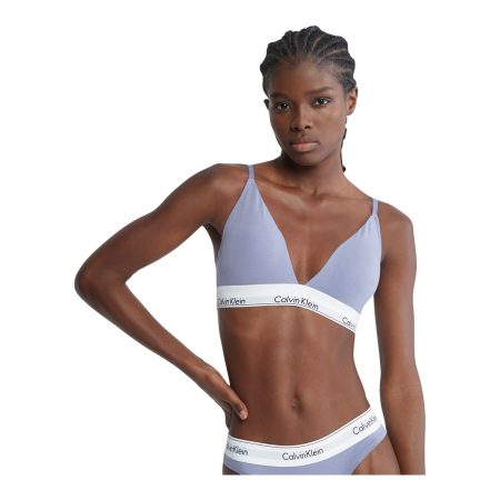 Calvin Klein Women's Modern Cotton Pad Spogry Bralette