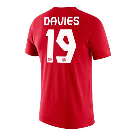 Canada Soccer Nike Men's Alphonso Davies Soccer Legend T Shirt