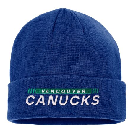 Vancouver Canucks Fanatics Authentic Pro Rink Cuffed Knit Hat