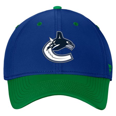 Vancouver Canucks Fanatics Authentic Pro Rink Structured Stretch Cap