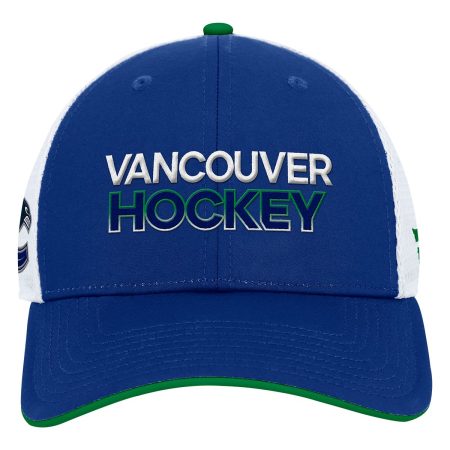 Vancouver Canucks Fanatics Authentic Pro Rink Structured Trucker Cap