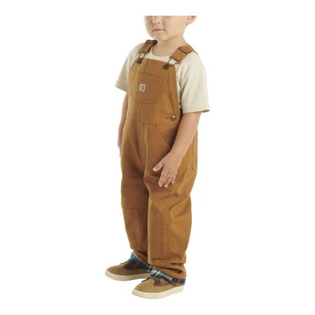 Carhartt Toddler Boys' 2-4 Flannel Lined Canvas Overall Pants