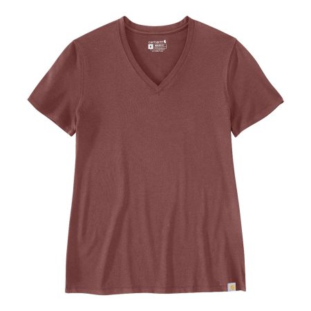 Carhartt Women's Relaxed Fit Tencelss V Neck T Shirt