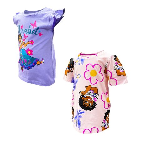 Character Toddler Girls' 2-6 Encanto On The Go T Shirt Set