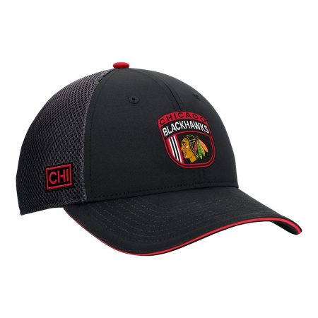 Chicago Blackhawks Fanatics Authentic Pro Draft Structured Trucker Cap