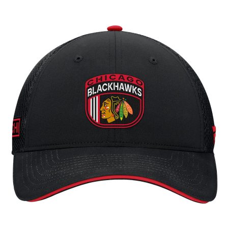 Chicago Blackhawks Fanatics Authentic Pro Draft Structured Trucker Cap