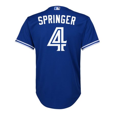 Outerstuff Youth Toronto Blue Jays George Springer Replica Lightweight Baseball Jersey