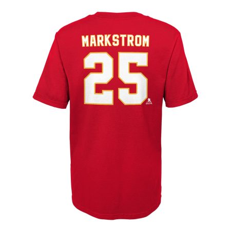 Child Calgary Flames Outerstuff Jacob Markström Player T Shirt