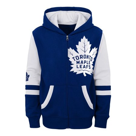 Child Toronto Maple Leafs NHL Face Off Full Zip Fleece Hoodie