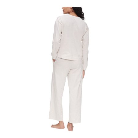 Calvin Klein Women's Comfort Logo Sleep Pants, Lounge, Relaxed Fit, Wide Leg